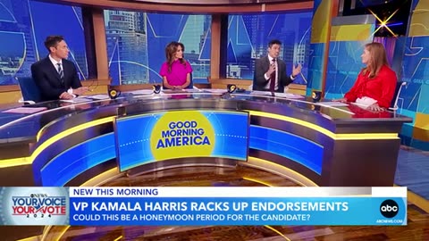 Big endorsements for Kamala Harris and who could be her running m