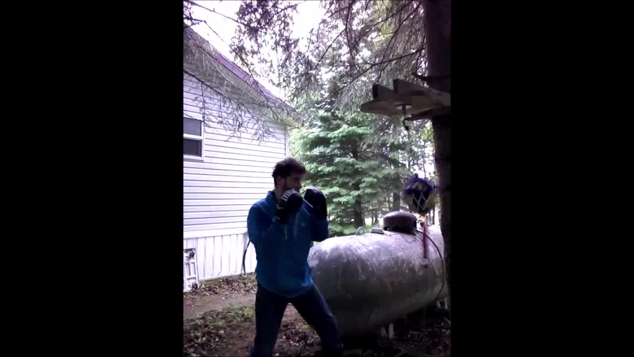 My homemade Double-End Bag test
