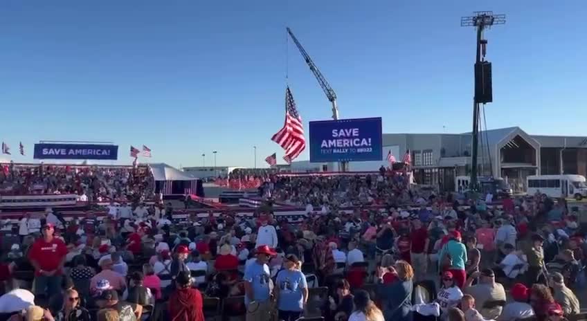 “The crowd goes back as far as the eye can see!” Wilmington NC 9/23/22