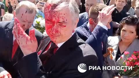 🇺🇦Graphic War18+🔥Bloody Russian Ambassadors in Warsaw Poland Doused - Revenge of Ukraine