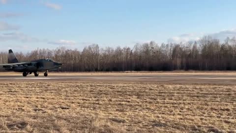 Russian forces publishes footage of how Su-25 attack aircraft destroy the ammunition depot