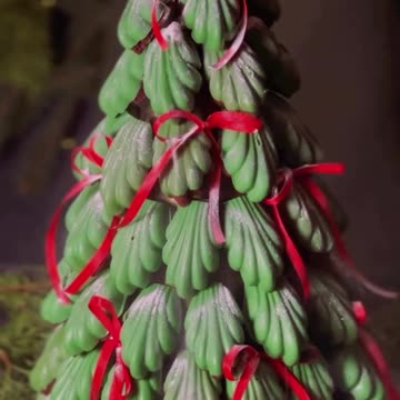 Рождественская елка из печенья Мадлен 🎄Рецепт