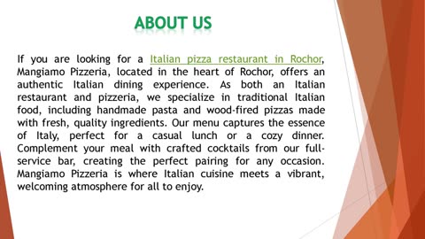 If you are looking for a Italian pizza restaurant in Rochor