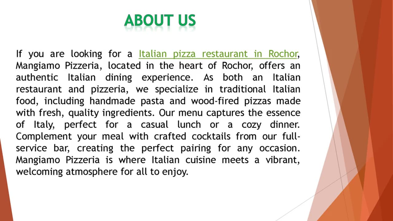 If you are looking for a Italian pizza restaurant in Rochor