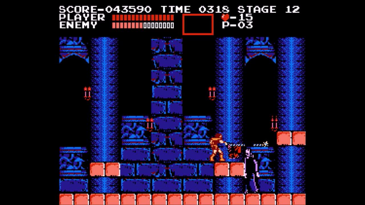 Castlevania NES Stage 4 Perfect Speed Run