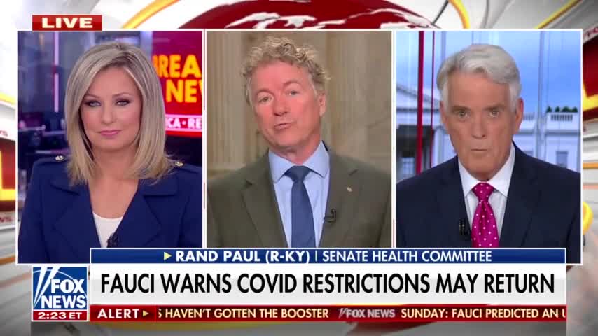 Fauci SHREDDED By Rand Paul On Restrictions