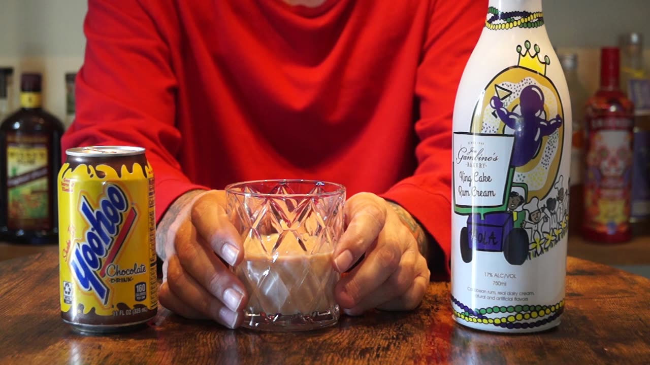 Joe Gambino's Bakery King Cake Rum Cream & Yoohoo