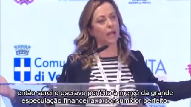 Giorgia Meloni - Congresso das famílias em 2019