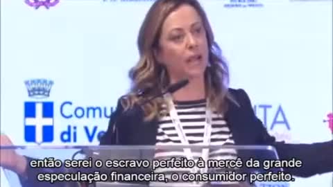 Giorgia Meloni - Congresso das famílias em 2019