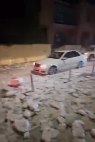 Record Size Hail Across The Mediterranean