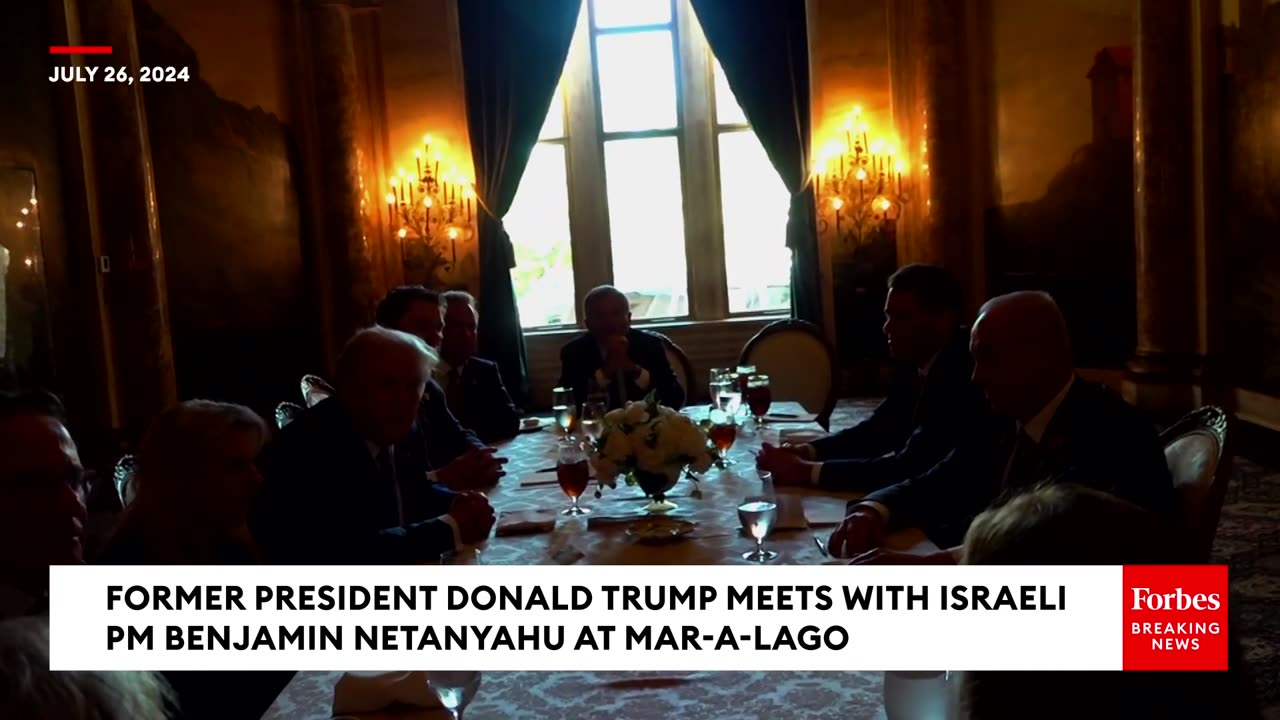 BREAKING NEWS: Donald Trump Meets With Benjamin Netanyahu At Mar-A-Lago