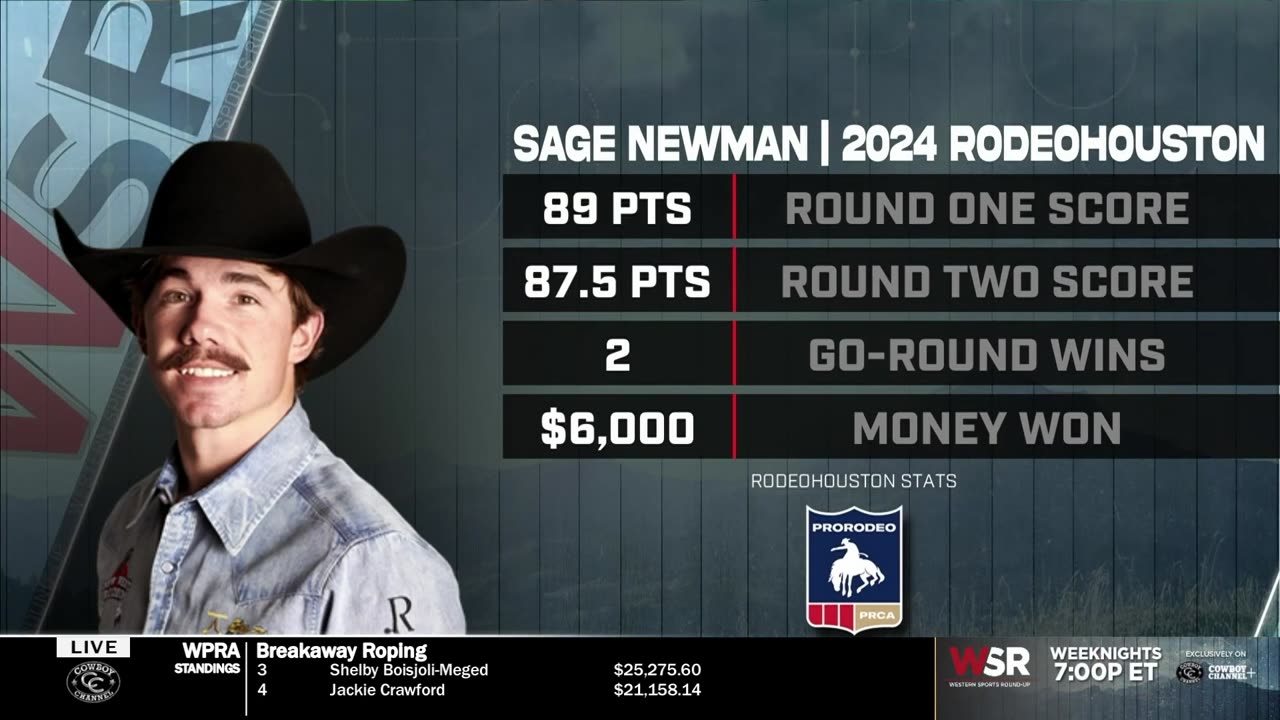 Defending RodeoHouston Champion Sage Newman Banks $6,000 in Super Series 5