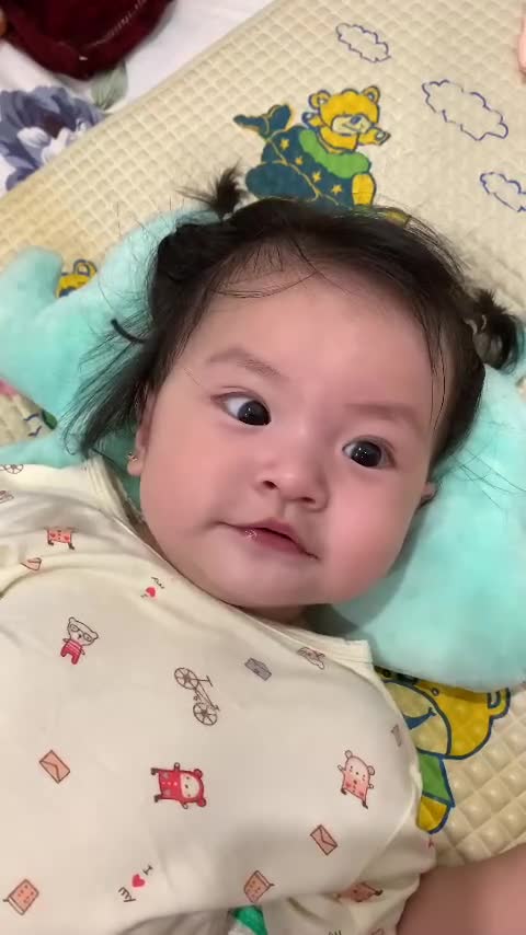 Baby is so cute while learning to talk