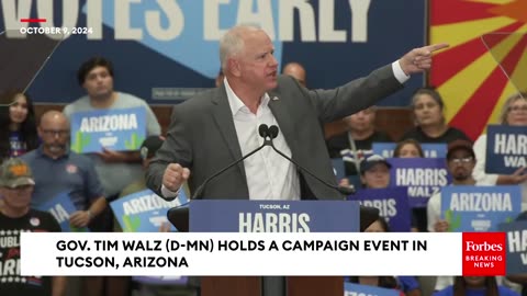 Tim Walz- Kamala Harris Is 'Unity President' Because Bernie Sanders And Dick Cheney Both Support Her