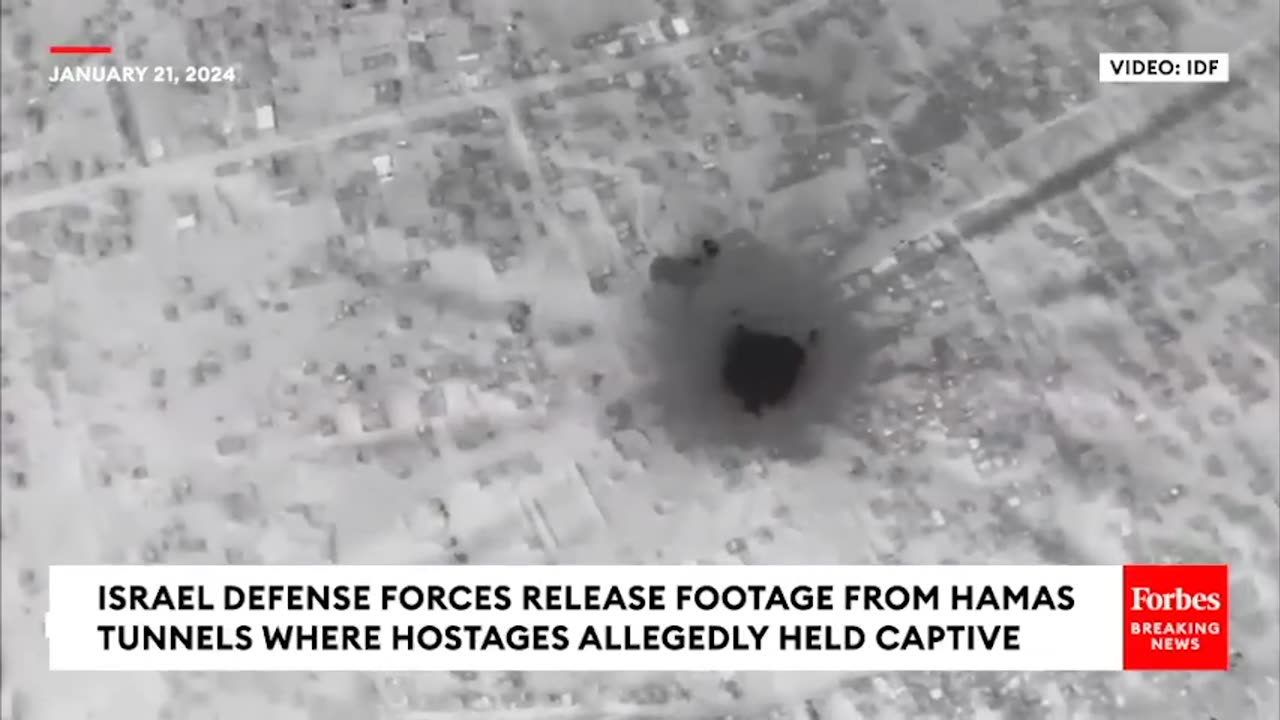 Israel Defense Forces Release Footage From Hamas Tunnels Where Hostages Were Allegedly Held Captive