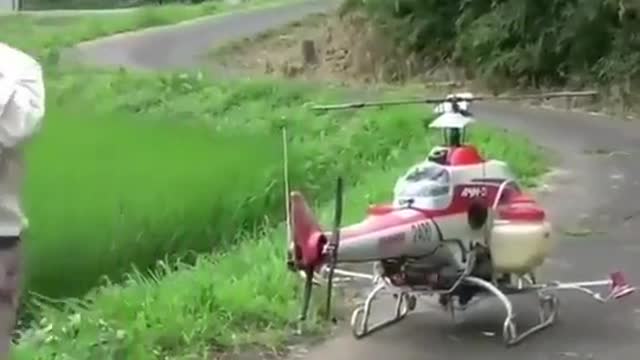 This small helicopter prepared with technology is gaining headlines on social media