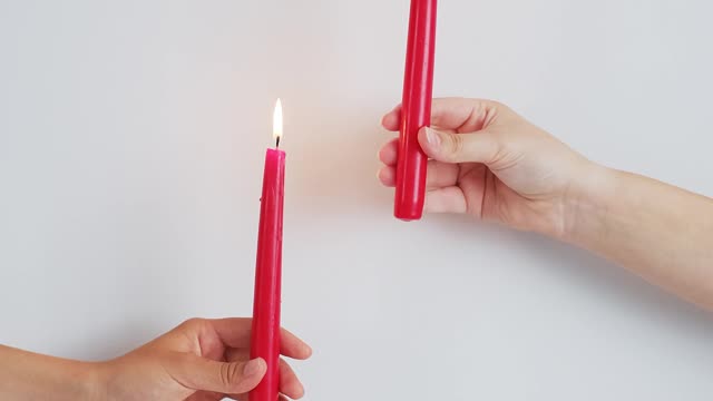 Beautiful red wax