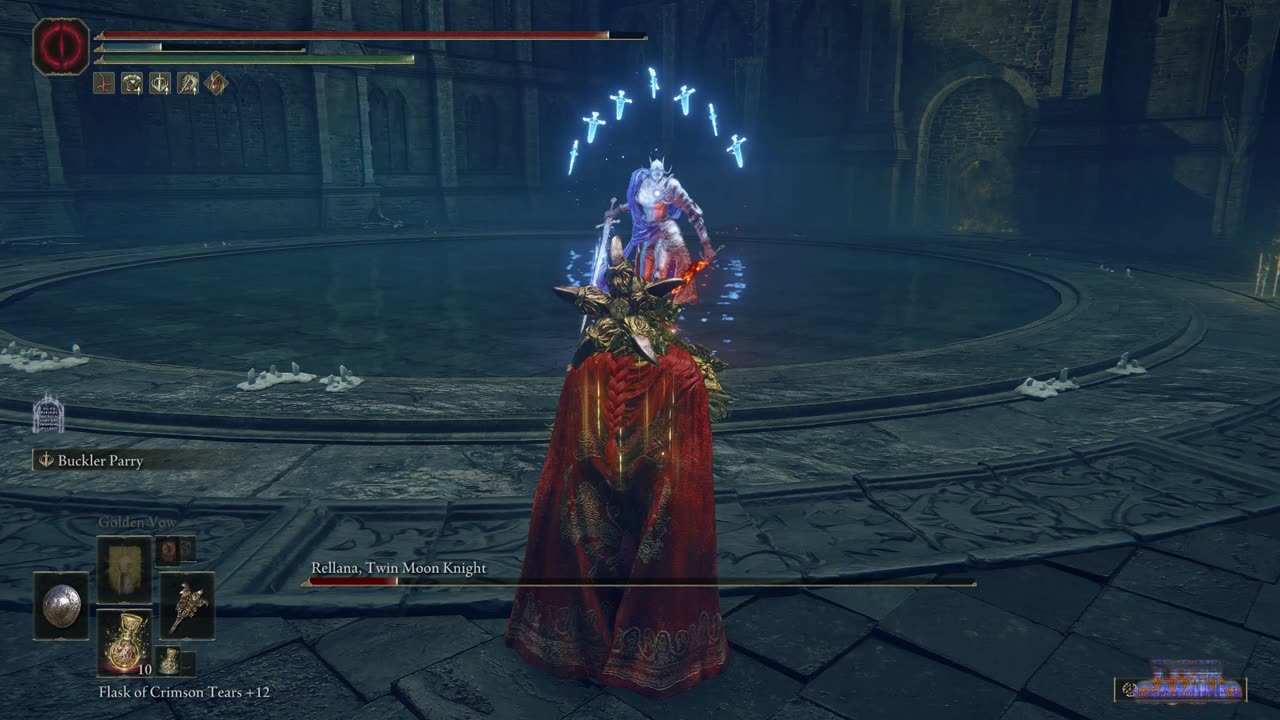 I don't have intention of killing Rellana the Twin knight, but unexpected happen