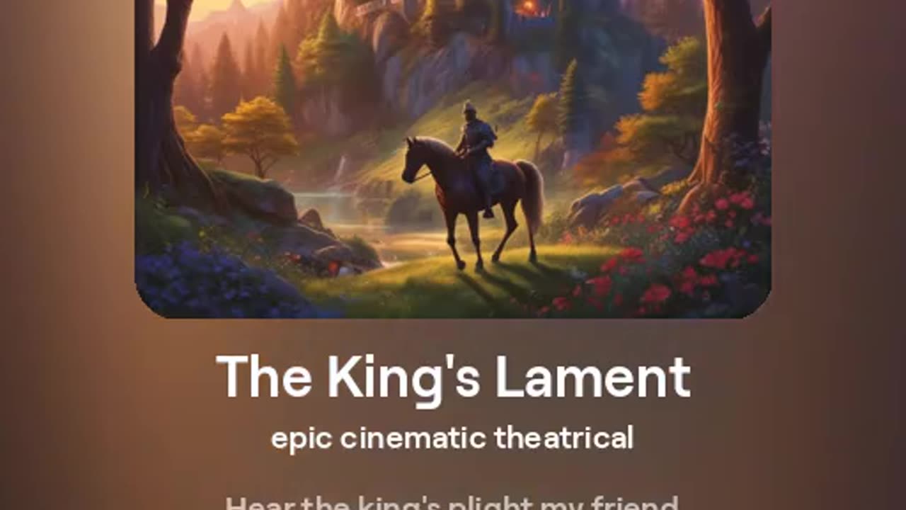 The King's Lament