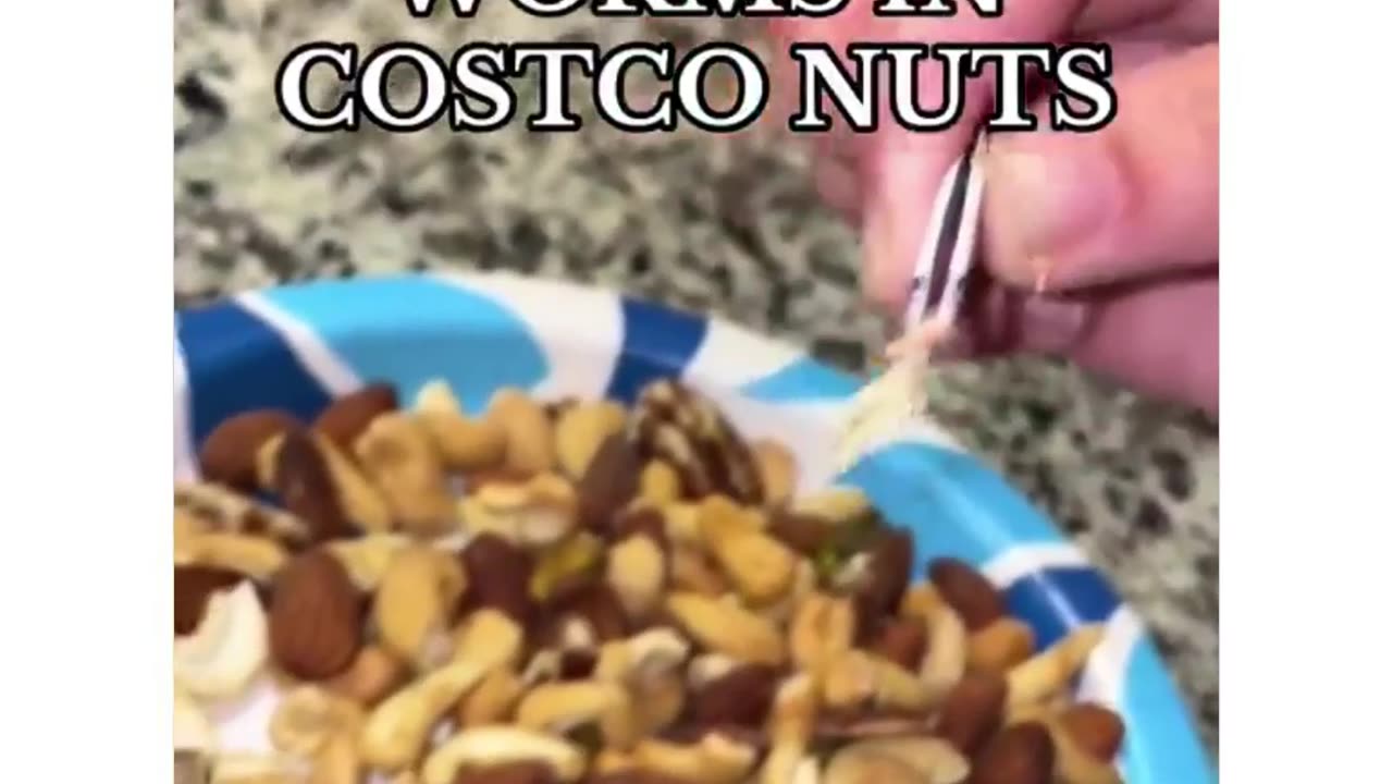 "Terrifying Discovery: Girls Horrified by Worms Found in Costco Nuts! 😱🐛 #CostcoNightmare"