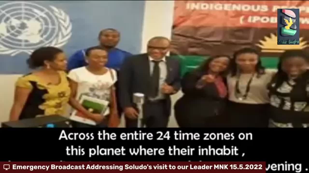 PRAYER Of Mazi Nnamdi Kanu Emergency Broadcast Addressing 15.5.2022 @BBC @UN