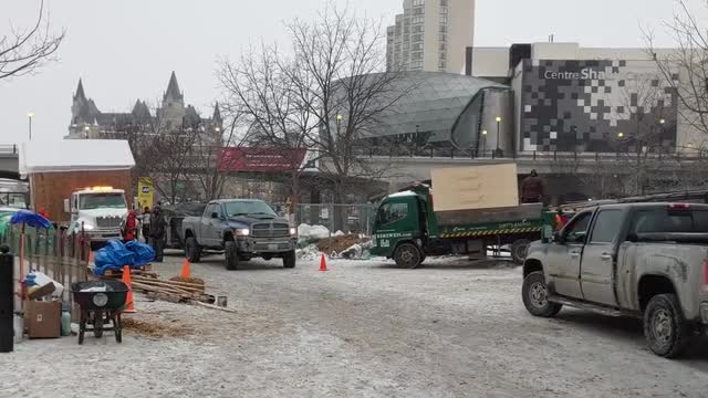 Canada Trucks Blockade