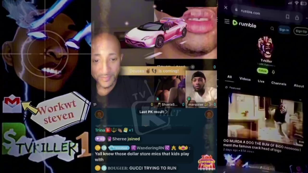 TRINA B & CHINA RED GO DARK TOMIKAY DISRESPECT BELLA SMOOV VS TRINA B