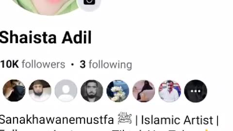 Follow me on Facebook Shaista Adil