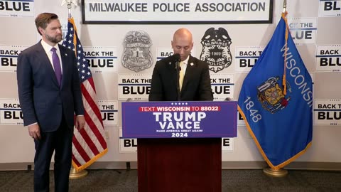 🚨BREAKING: Milwaukee Police Endorse Trump & Vance 🚔🤝