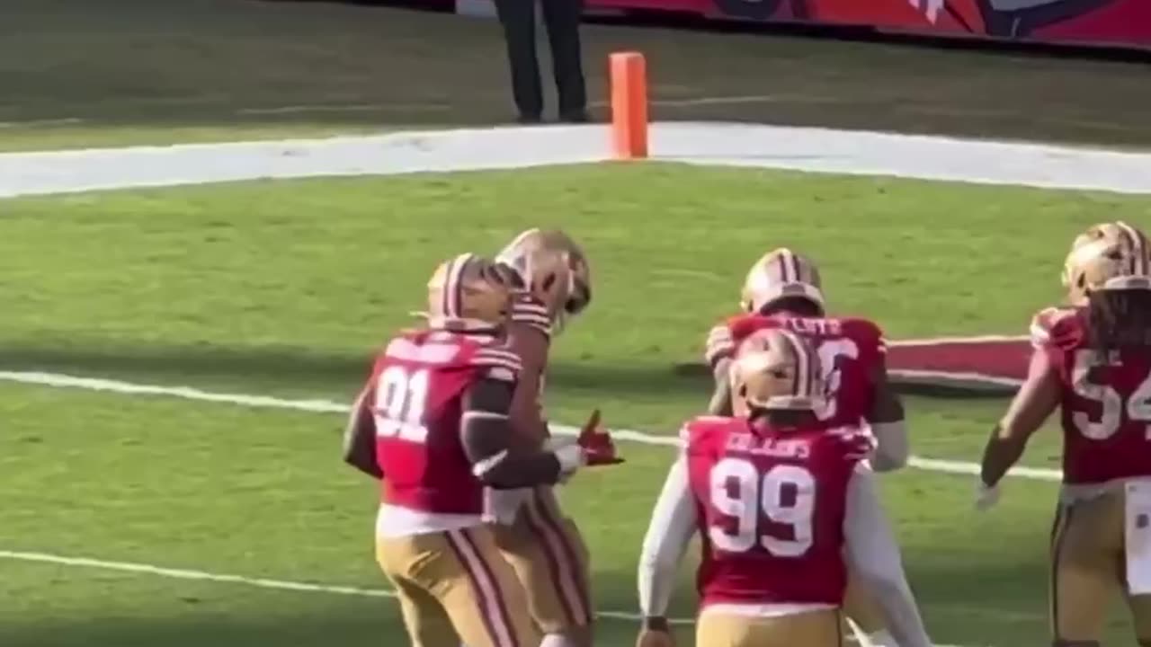 Awww Nick Bosa & Co doing their Trump dance. awesomeness.