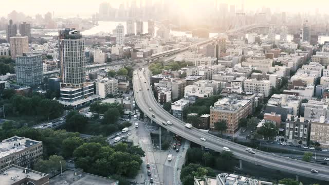 Drone View Williamsburg, Brooklyn, New York City Drone