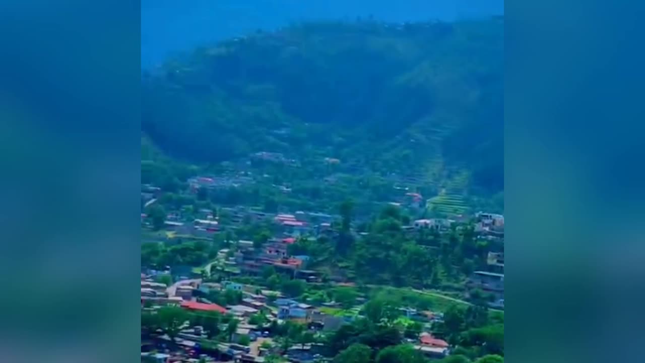 Beautiful Mansehra Village View Mansehra KPK Pakistan