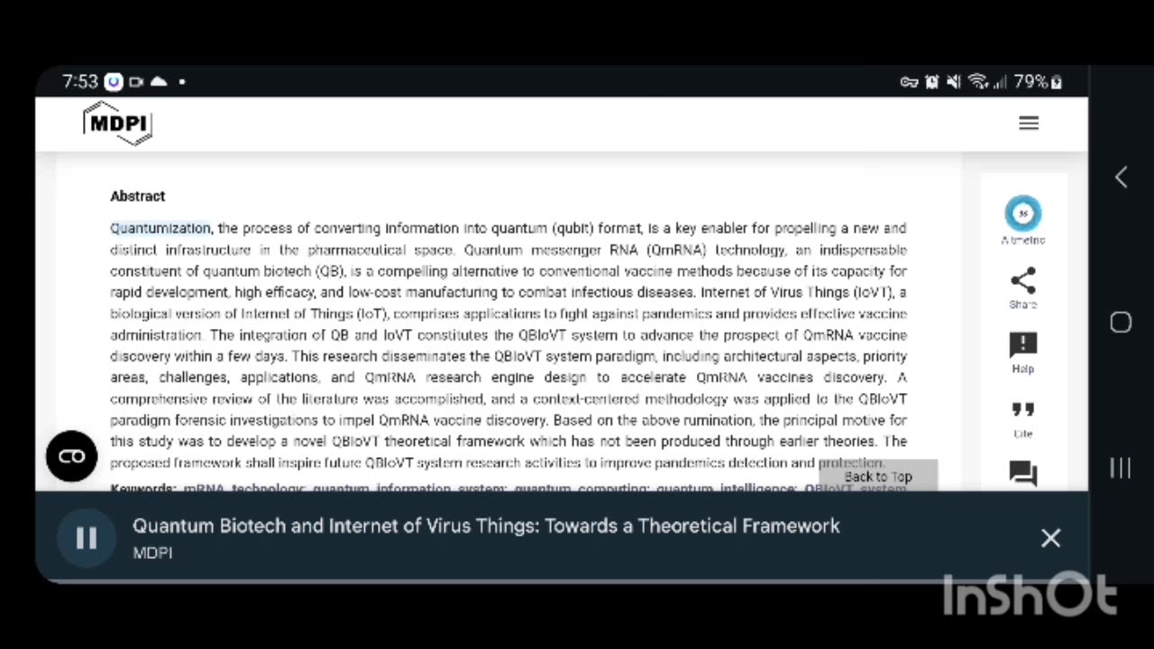 Quantum Biotech and Internet of Virus Things: Towards a Theoretical Framework