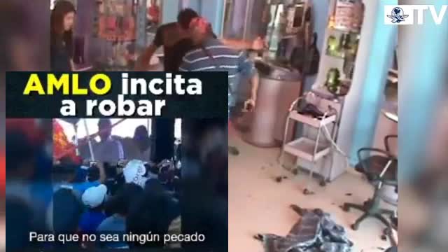 AMLO llama a robar a los seguidores de MORENA