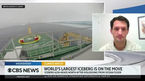 Worlds Largest Iceberg On The Move After Dislodging
