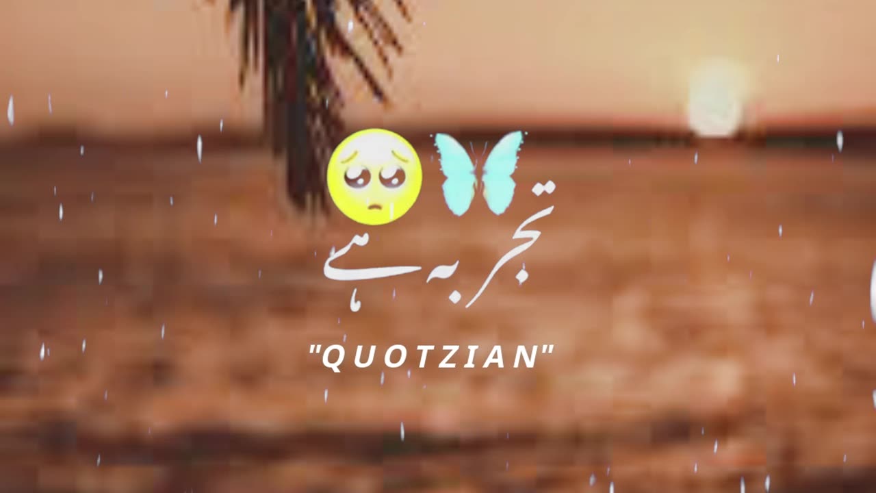 "Shikayat Nahi Tajurba Hai..." | Sad Status | With Quotzian