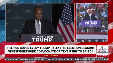 FULL SPEECH: Dr. Ben Carson Delivers Remarks in Concord, NC - 10/21/24