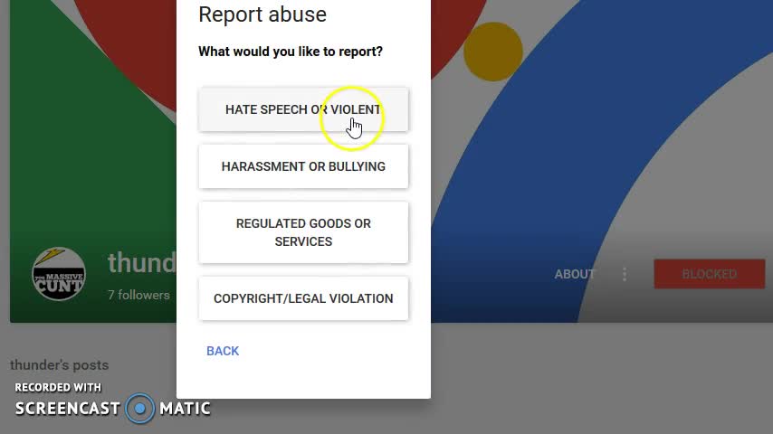 YoutTube authorised trolling