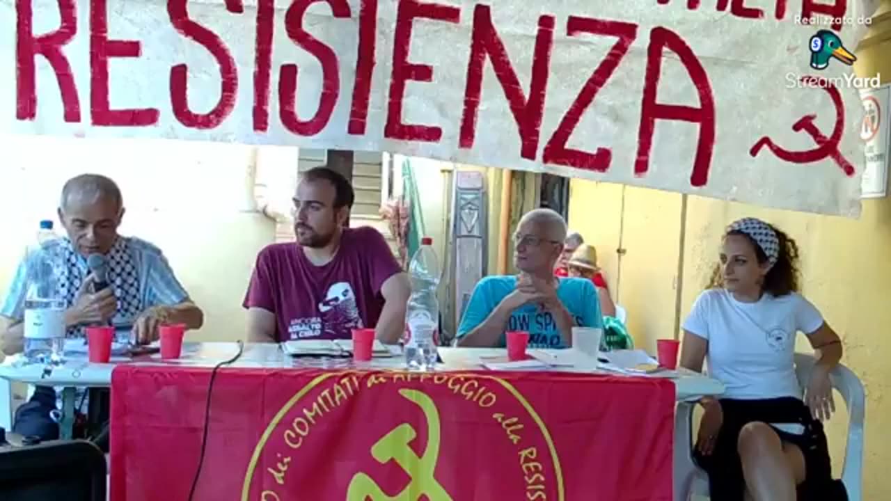 Dibattito Fuori la Nato e i sionisti dalle scuole e dalle università - Festa della Riscossa Popolare