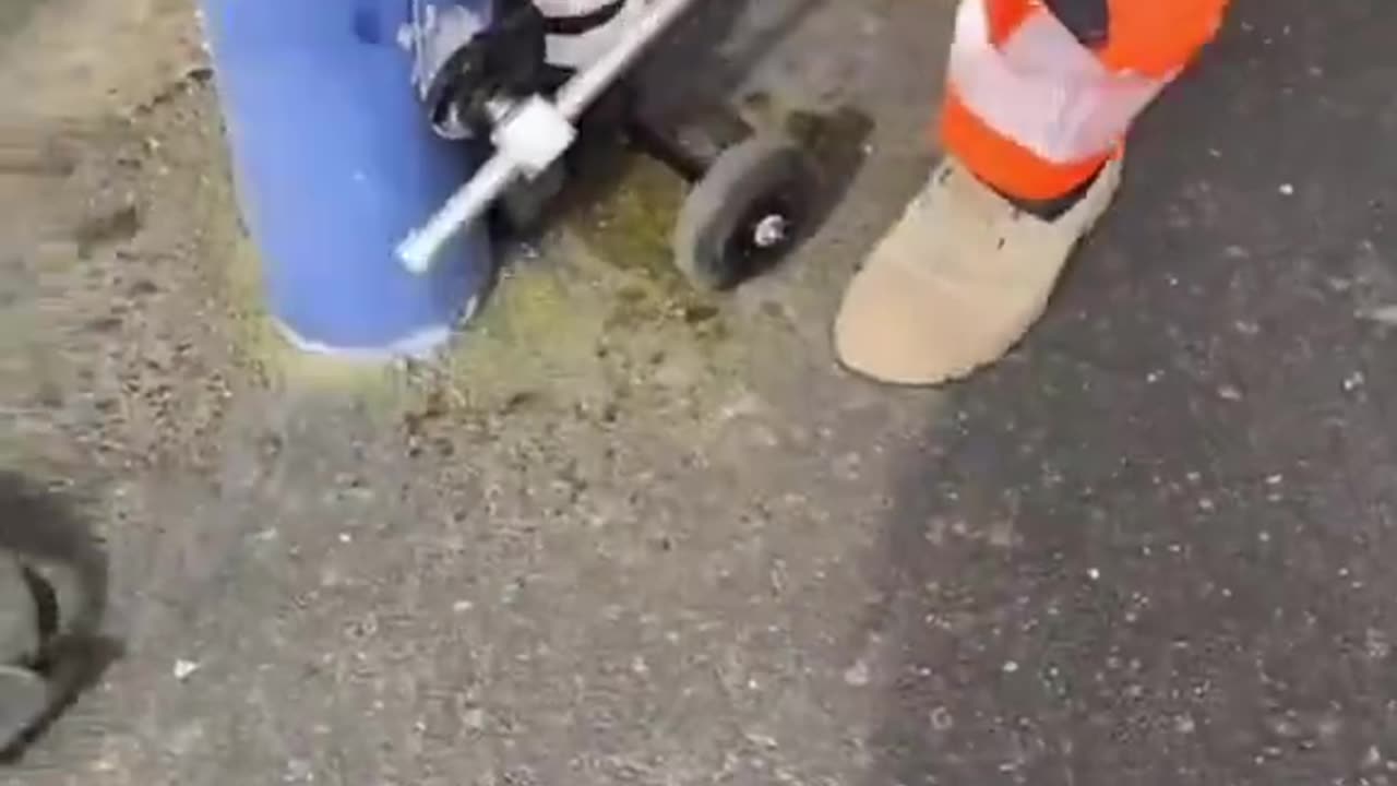 Maintenance on a drop down lighting column on railway platforms