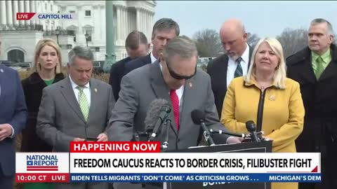 Freedom caucus speaks out. The border is not the only problem here.