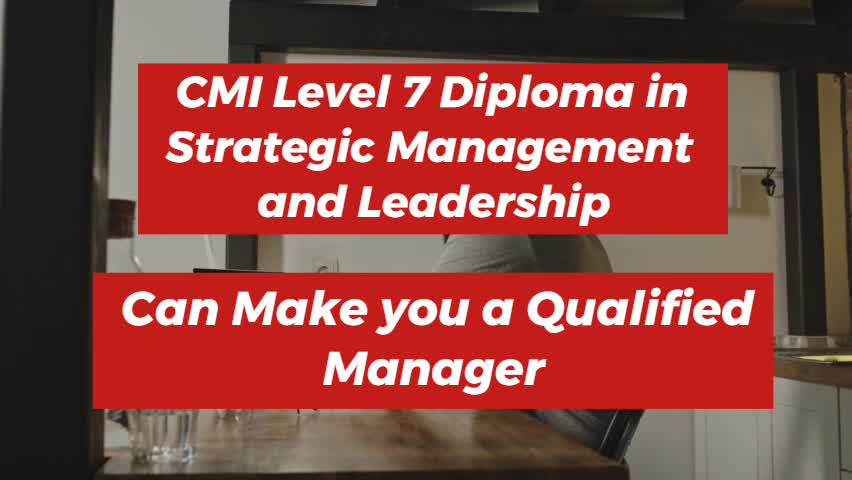 CMI - Chartered Management Institute Qualifications