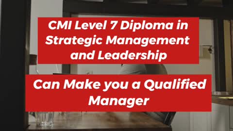 CMI - Chartered Management Institute Qualifications