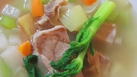 Hearty Crock Pot Pork Spare Rib Soup with Potatoes & Carrots | Easy & Flavorful Recipe! #SoupRecipe