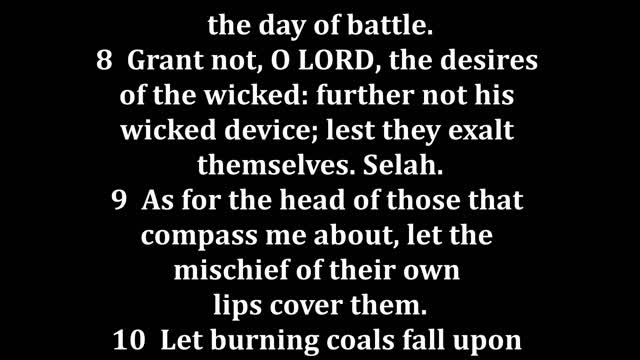 Psalms 140 King James version