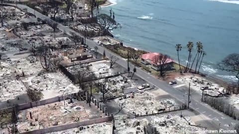 Lahaina Maui Fires After The Massive Destruction Rare On Scene Footage