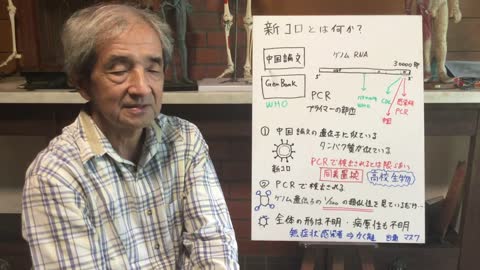 【123】そもそも新コロウイルスとは何か ここからPCR検査の無意味さが見えてくる - 大橋眞