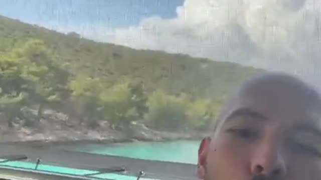 TATE ON HIS SUPERYACHT!!