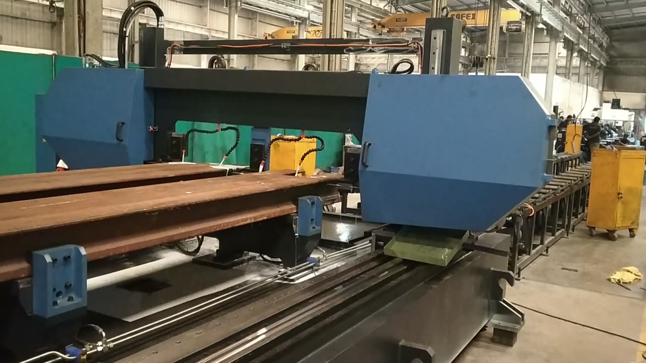 Heavy Duty Automatic Rail Cutting Machine ITM 1200×200 SPM