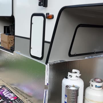 Installing Insulated Skirting on my RV
